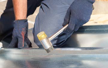 Boirseam metal flat roofing repairs
